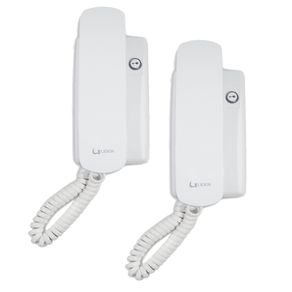 Kit-2-Interfones-Universal-branco-Lider-LR2015