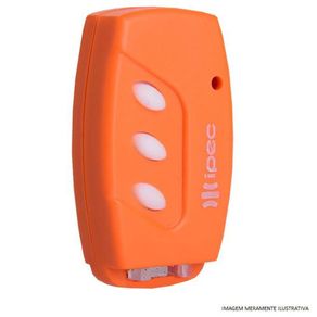 Controle-Remoto-03-CanaisTx-Deco-433mhz-Ipec-Laranja
