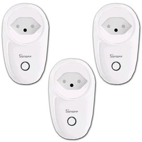 Automatize Sua Casa - Kit 3 Tomadas Inteligentes Wi-Fi Sonoff | Portal das Câmeras - portaldascameras