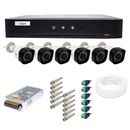 Kit-6-Cameras-de-Seguranca-Full-HD-1080P-Infravermelho---DVR-Ipega---Cabos-e-Acessorios